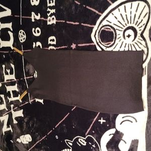 Shein Black Dress w/ Gold Straps NWOT